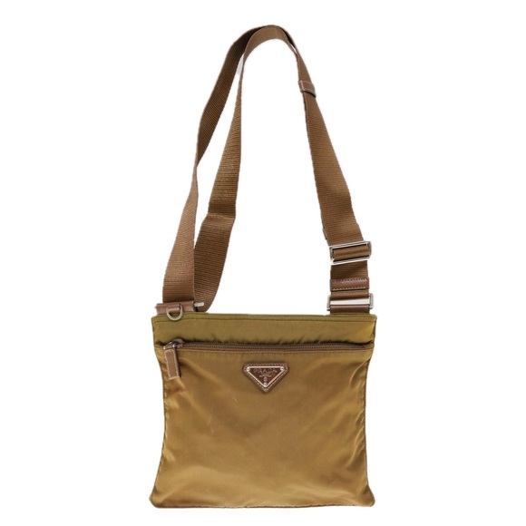 PRADA Shoulder Bag Nylon Brown Auth 66123 - Picture 13 of 16